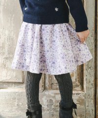 BeBe/【お揃い】ベロアフラワーワルツスカート(100~150cm)/505751165