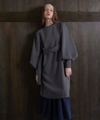 MIELI INVARIANT/Cut Docking Pinst Dress/505751677