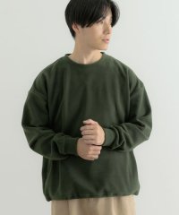 ITEMS URBANRESEARCH/裾ドロスト フリース クルーネック プルオーバー/505752402