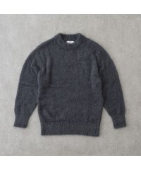 BRICK＆SONS/ブリックアンドサンズ BRICK & SONS フェザーモールクルーネックニット＜グレー＞/505752416