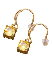 cream dot/クリームドット Cream dot. 大人カラービジューのステンレス製ぷっくりフックピアス/505752528