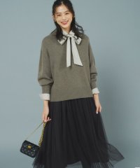 KUMIKYOKU（LARGE SIZE）/【飯豊まりえさん着用・Oggi12月号掲載】ウールカシミヤミックス ロールネック ニット/505752895