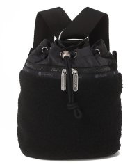 LeSportsac/SHERPA MINI BACKPACKジェットブラックシェルパ/505736825