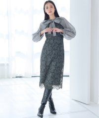 PourVous/プールヴー PourVous 袖あり&ロングパーティードレスリボンボレロお呼ばれ結婚式フォーマル ワンピース 20代 30代 40代/505752307