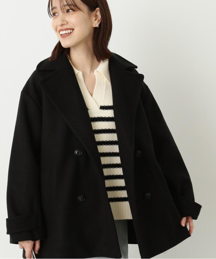 セール】テックメルトンオーバーサイズPコート《S Size Line