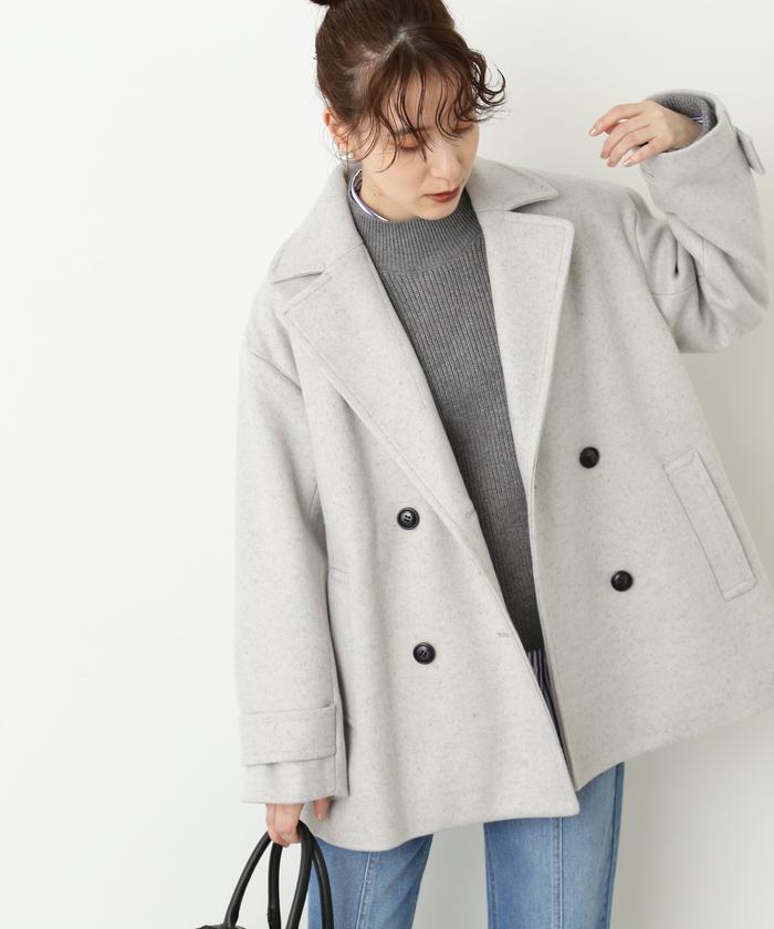 セール】テックメルトンオーバーサイズPコート《S Size Line