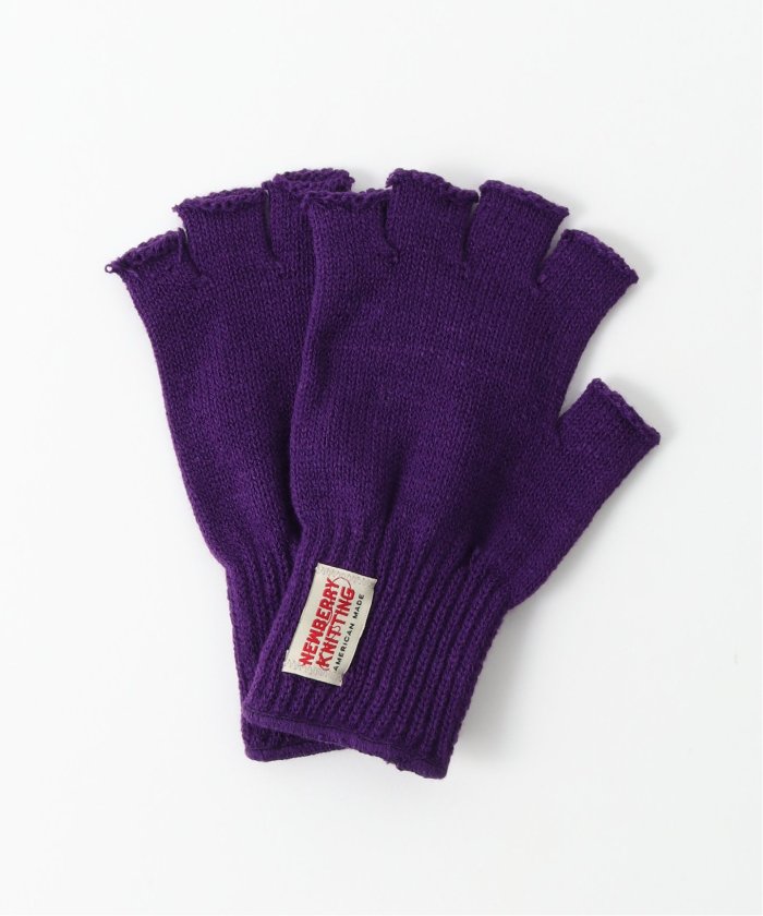 手袋 Newberry Knitting Newberry Knitting Fingerless Gloves Navy NEWBERRY KNITTING ( ニューベリーニッティング）】 Fingerless