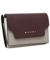 MARNI/マルニ 三つ折り財布 トランク トリフォールドウォレット ミニ財布 グレー マルチカラー ユニセックス MARNI PFMOW02U23 LV520 Z679N/505754098