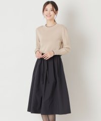 TO BE CHIC/レーヨンナイロンニットコンビ ワンピース/505754172