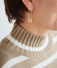 le.coeur blanc/メタルドロップピアス/505647407