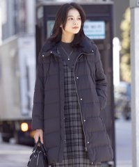 J.PRESS LADIES（LARGE SIZE）/ブラッシュドマルチポリ ロング ダウン コート/505755141