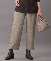 J.PRESS LADIES/T/W シャブレーツイル セミワイド パンツ/505755148