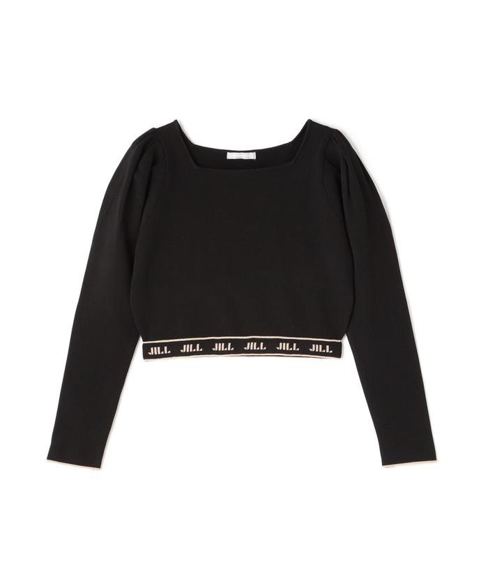 クーポン】【セール 60%OFF】ロゴジャガードパフニット