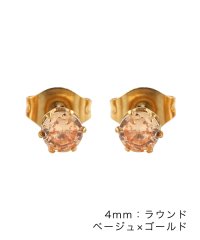 cream dot/クリームドット Cream dot. 全96種類！一粒ビジューのステンレス製シンプルピアス/505431798