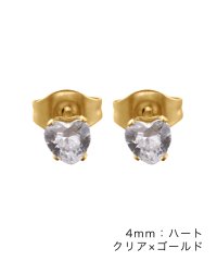 cream dot/全96種類！一粒ビジューのステンレス製シンプルピアス/505431798