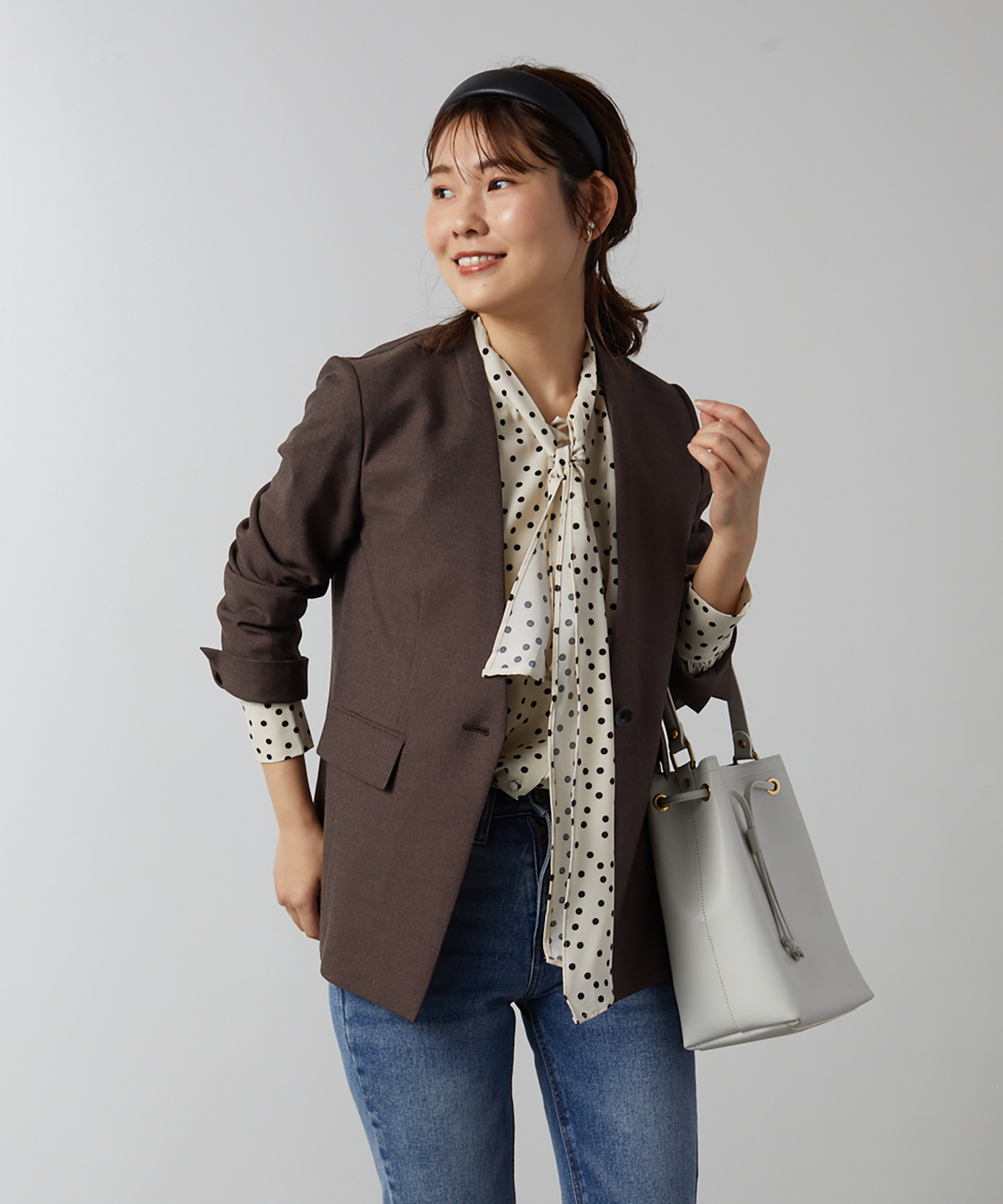 セール 50%OFF】【LAUTREAMONT】ツムギート180DMIXジャケット