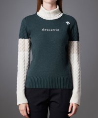 DESCENTE GOLF/タートルネックケーブルセーター/505460810