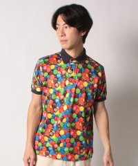 BACK SPIN! /BS! Marble Chocolate Pattern Polo/505742791