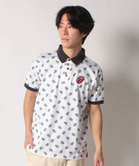 BACK SPIN! /RS LICKS Pattern POLO SHIRT/505742799