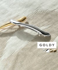 GOLDY/【GOLDY】フローイング ライン バレッタ シルバー ゴールド オケージョン 結婚式 アクセサリー / 6220203/505745265