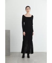 JILL STUART/プリーツヘムニットドッキングワンピース/505757662