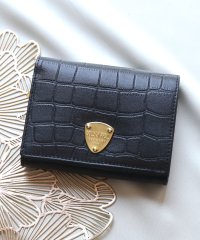 sankyoshokai/[GOLD PFEIL]クロコ型押し二つ折り財布/505758158