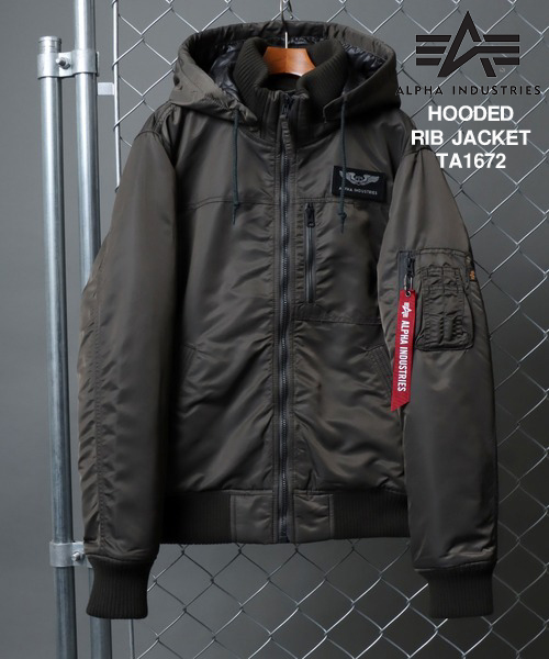 セール10%OFF】【ALPHA/アルファ】THERMOLITE HOODED RIB JACKET