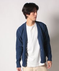 JEANS MATE/【BLUE STANDARD】軽量 ウォッシャブル アラン編み カーディガン 洗えるニット/505751503