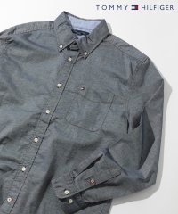 TOMMY HILFIGER/【TOMMY HILFIGER / ミーヒルフィガー】Chambray コットンシャツ シャツ 羽織 ボタンダウン 長袖 ロングスリーブ ワンポイント/505752214