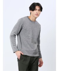 TAKA-Q/幾何柄ダブルフェイス クルーネック長袖Tシャツ メンズ Tシャツ カットソー カジュアル インナー トップス ギフト プレゼント/505759301