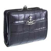 Vivienne Westwood/Vivienne Westwood ヴィヴィアンウエストウッド CROCODILE クロコダイル がま口 二つ折り 財布/505760066