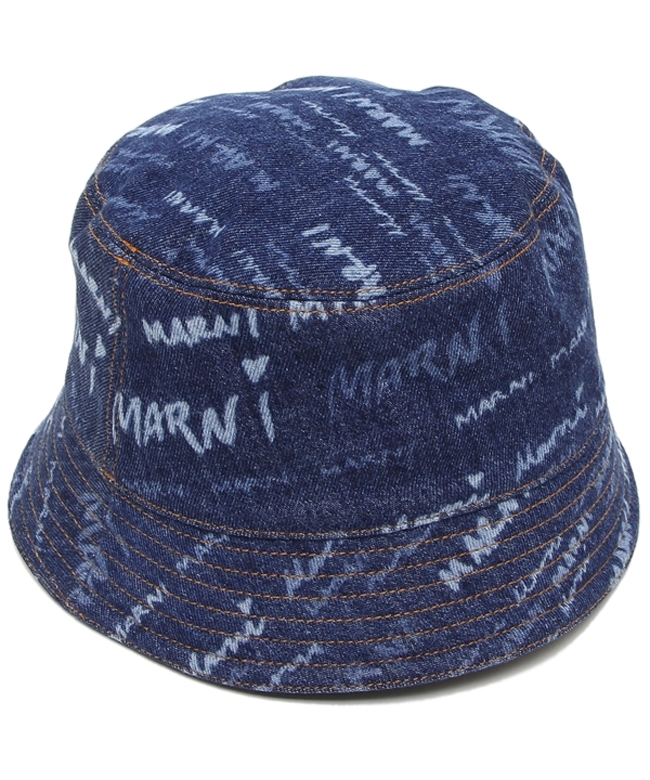セール】マルニ 帽子 バケットハット ブルー メンズ MARNI CLZC0110A0 ...