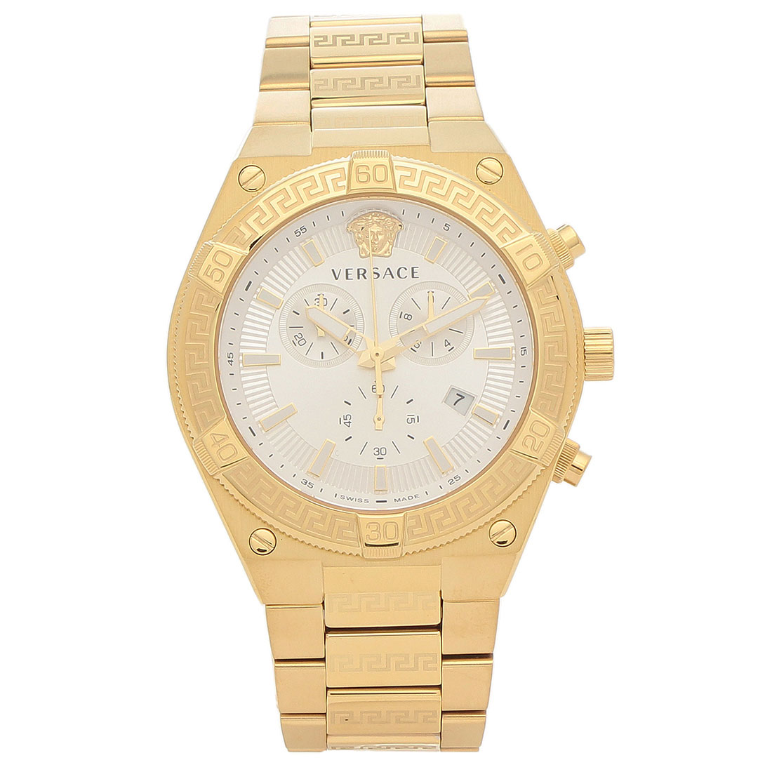セール】ヴェルサーチ 時計 クォーツ シルバー メンズ VERSACE
