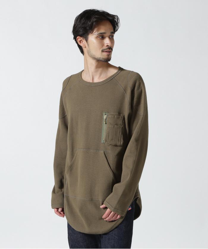 ブラックミーンズ ラウンドヘムロンT Blackmeans ROUND HEM Blackmeans/ブラックミーンズ/ROUND HEM LS TEE/ラウンドヘム