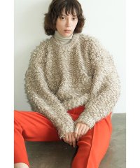 CLANE/MIX LOOP MOHAIR KNIT TOPS/505748404
