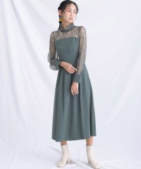 PourVous/プールヴー PourVous ハイネックパーティードレスセレモニーロング&袖あり結婚式フォーマル ワンピース 20代 30代 40代/505758176