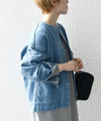 SHIPS any WOMEN/《一部追加予約》SHIPS any: ノーカラー デニム ブルゾン［SHIPS any DENIM］/505106648