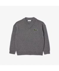 LACOSTE KIDS/アシンメトリーリブニットJUNIORチルデンニットセーター/505709059