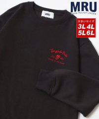 MARUKAWA/別注【MRU/エムアールユー】 大きいサイズ 3L 4L 5L 6L 裏起毛スウェットトレーナー 暖かい トップス/505759639