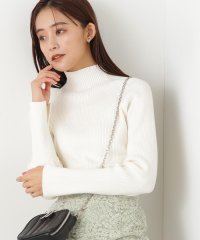 N Natural Beauty Basic/スリットカフハイネックニット/505763893