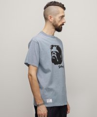 Schott/HEATHER T－SHIRT "STENCIL BULLDOG"/ヘザーTシャツ "ステンシル ブルドッグ/505763947