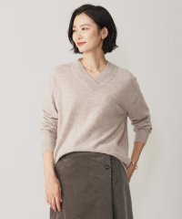 J.PRESS LADIES（LARGE SIZE）/【洗える】CASHMERE BLEND Vネック ニット/505685685