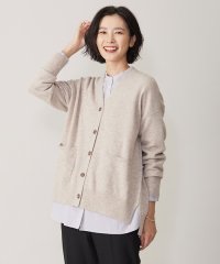 J.PRESS LADIES（LARGE SIZE）/【洗える】CASHMERE BLEND Vネック カーディガン/505760597