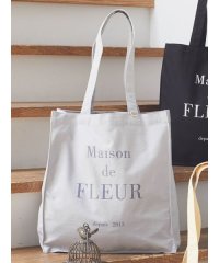 Maison de FLEUR/EC限定ブランドロゴプリントスクエアトートバッグ/505764740