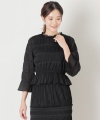 TO BE CHIC/【WEB限定】オーガンジープリーツブラウス/505764816