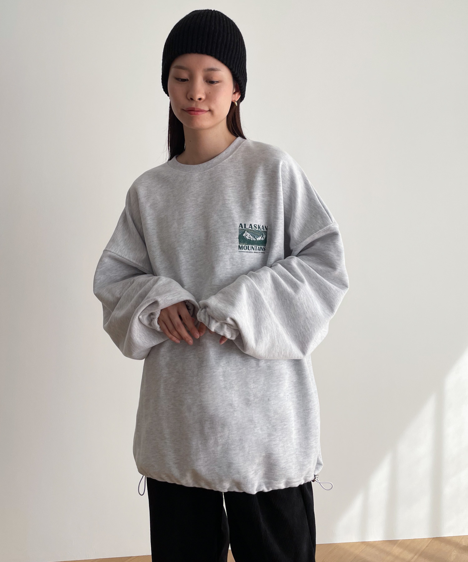 美品 CANAL JEAN choice_cnl DUNE刺繍裏毛トレーナー キャナルジーン CANAL JEAN 【ユニセックス】choice_cnl