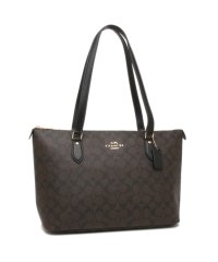 COACH/コーチ アウトレット トートバッグ シグネチャー ブラウン ブラック レディース COACH FCH504 IMAA8/505766053