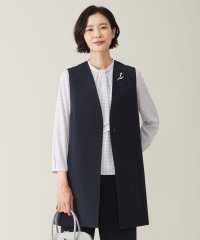 J.PRESS LADIES（LARGE SIZE）/【WEB限定カラーあり・洗える】セラテリーダブルクロス ジレ/505766108