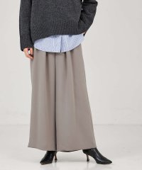 qualite/ストレッチサテンワイドパンツ/505732826