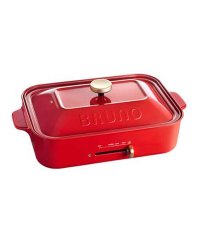 BRUNO/BRUNO ブルーノ ホットプレート グリル鍋 平面プレート付き コンパクト 電気式 250度 2－3人用 フタ付き COMPACT HOT PLATE BOE/505765002